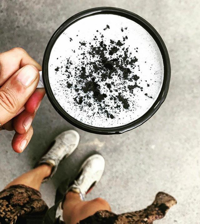 Black Charcoal Latte