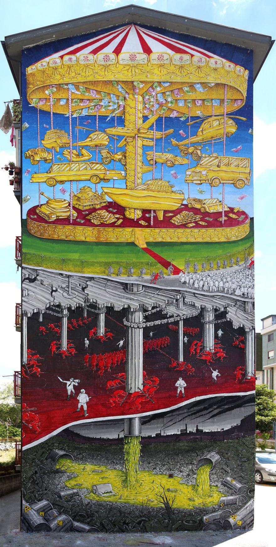 Blur Murals On The Streets Of Italy Facing Environmental And Social Problems Blur Murals On The Streets Of Italy Facing Environmental And Social Problems