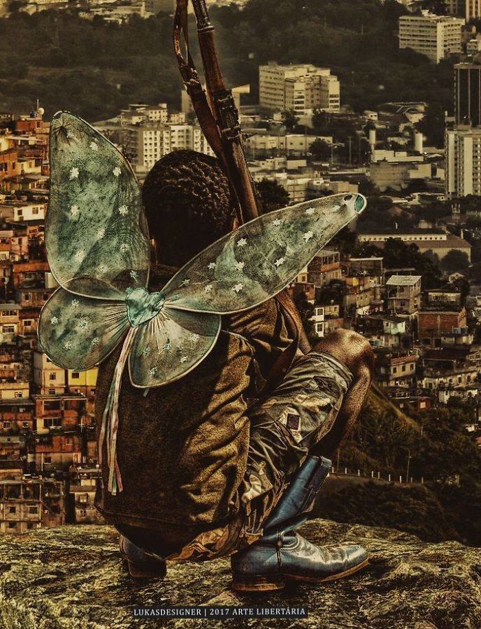 Brazilian Artist Makes Art With The Reality Of Children In The Favelas