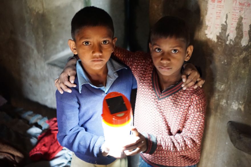 Photo Group Donates Solar Lights To People Living In Darkness