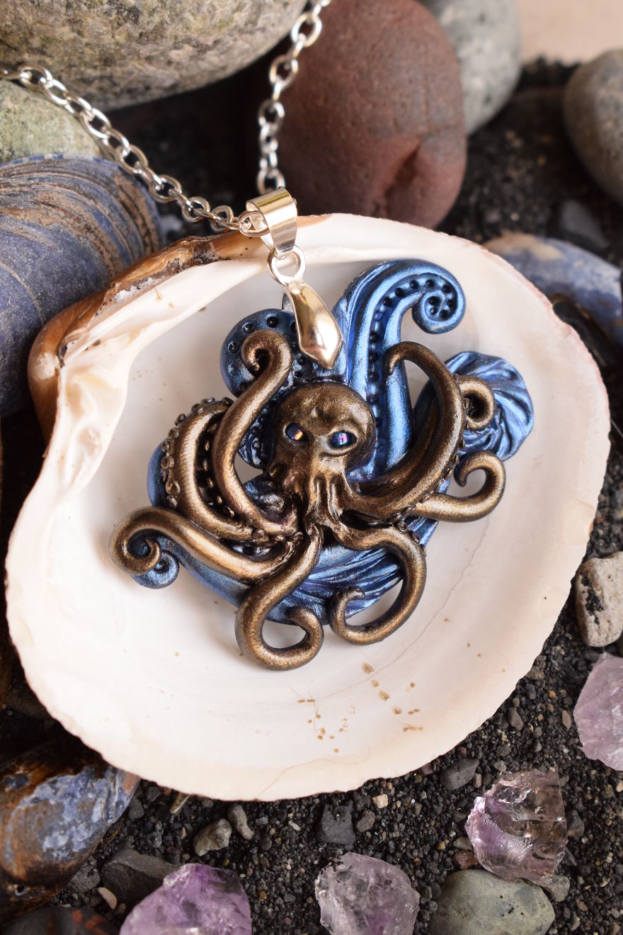 I Make Magical Polymer Clay Jewelry That Is Taken Out Of My Fantasy Worlds