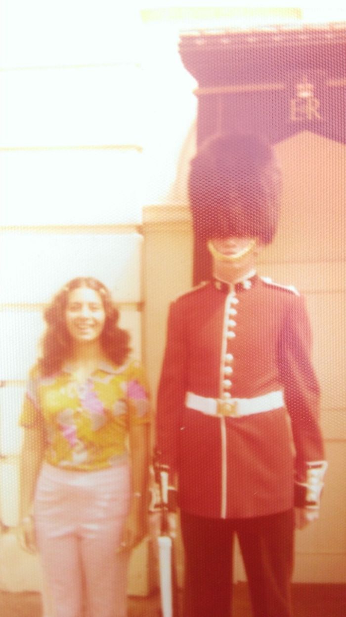 My Mom Visiting London On '75