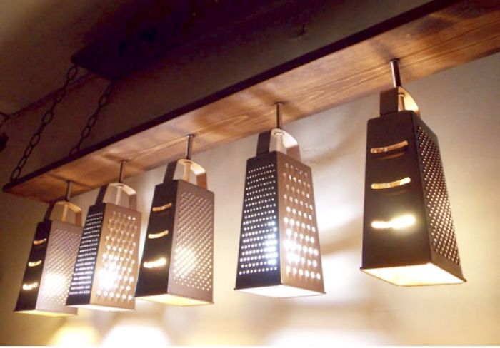 Cheese Graters Chandelier