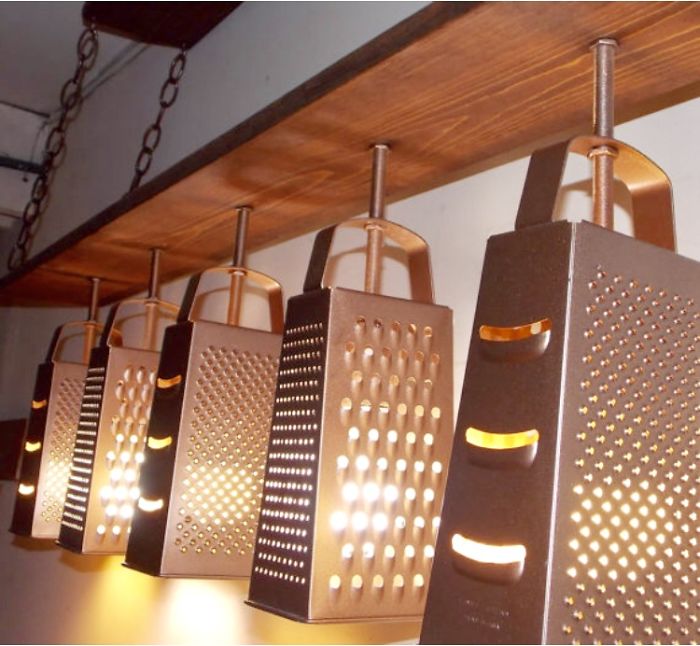 Cheese Graters Chandelier