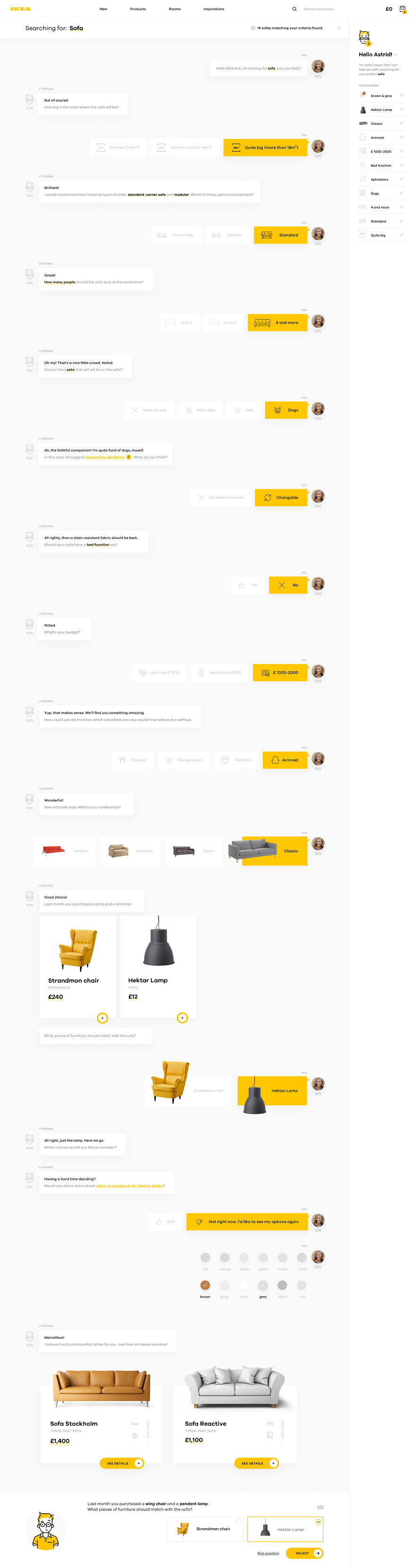 How We Translated Ikea's Offline Experience Into The Concept Of A Seamless Online App