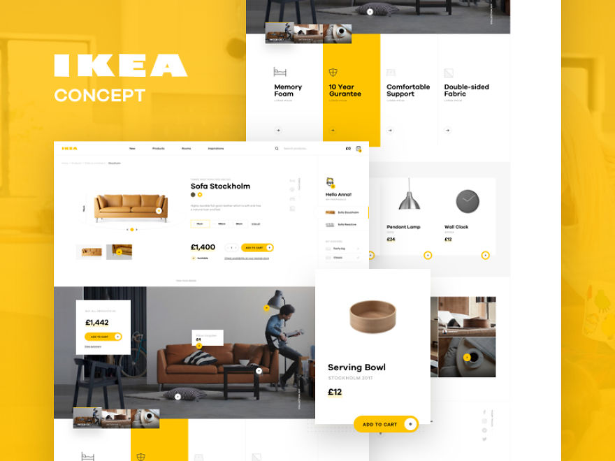 How We Translated Ikea's Offline Experience Into The Concept Of A Seamless Online App