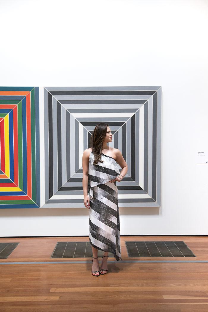 Frank Stella At The De Young Museum In San Francisco, Ca