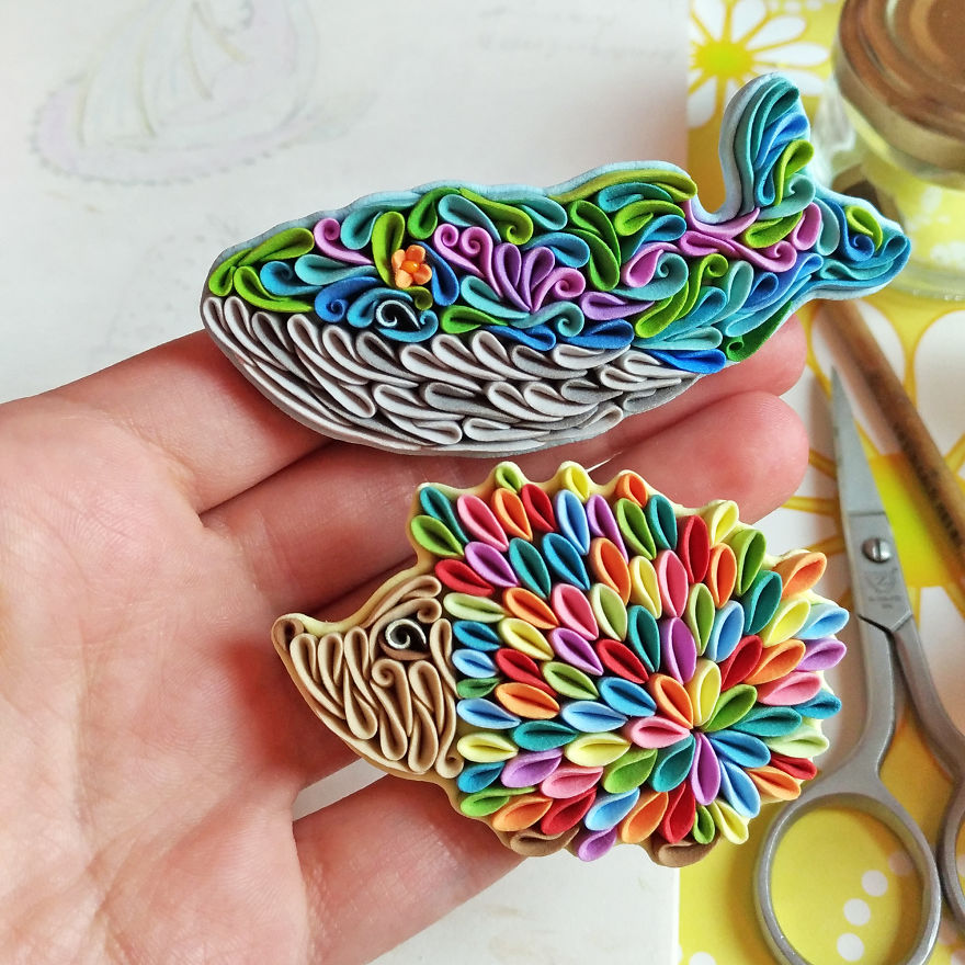 I Make Jewelry From Polymer Clay In Unusual Style