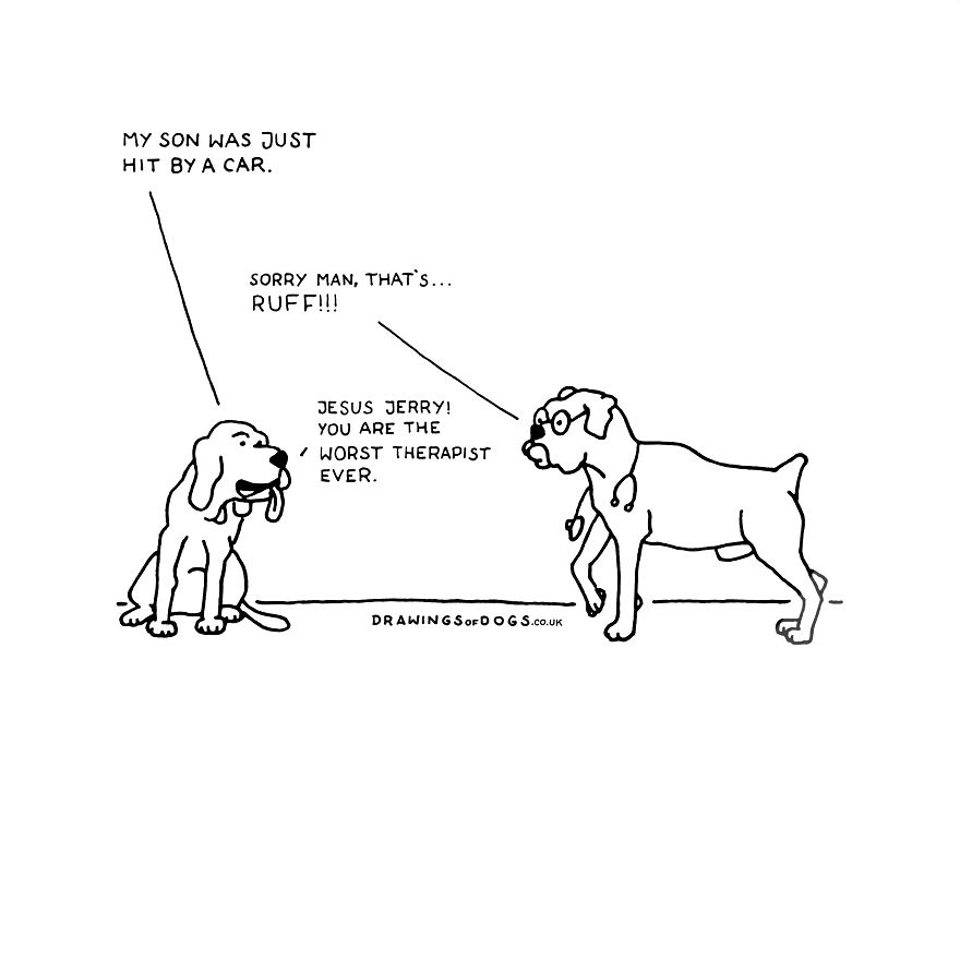 I Started Doing Amusing Drawings Of Dogs When Anxiety Forced Me To Drop Out Of A Philosophy Phd.