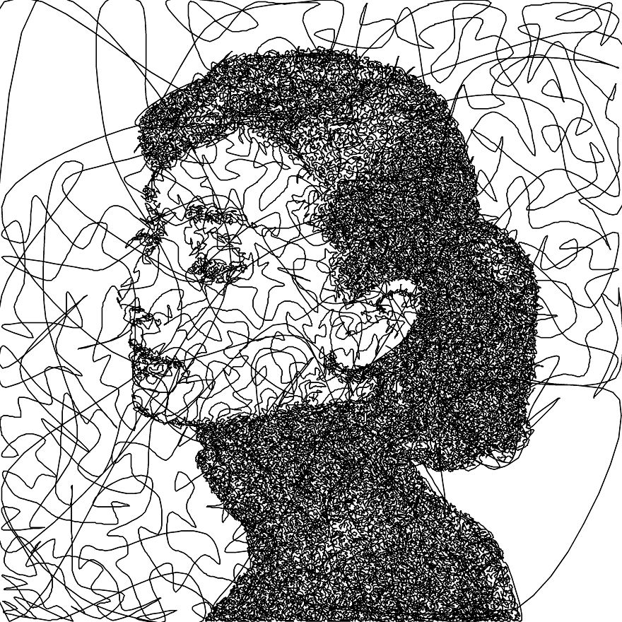 I Wrote An Algorithm That Doodles Drawings From A Single Line