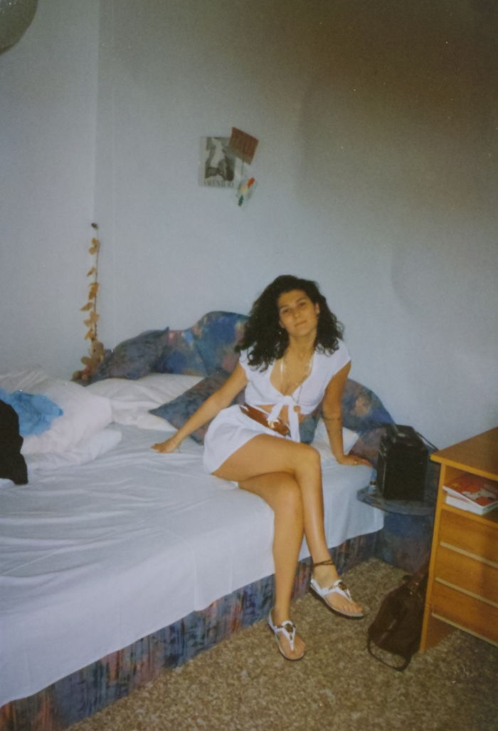 Mom When She Was 20 During Early 90s, Czech Republic. Photo Taken By My Dad Few Days Before They Found Out They're Gonna Be Parents.