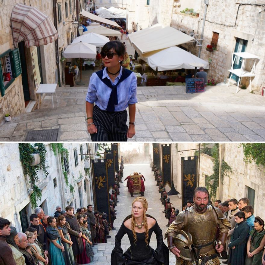 My Husband And I Decided To Recreate Moments Of Game Of Thrones Shot In Dubrovnik