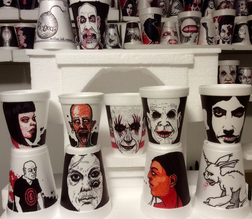 More Cups And Other Random Art...