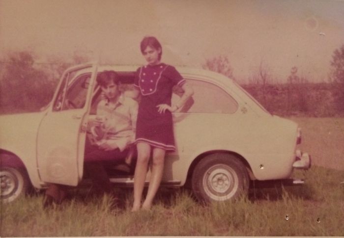 1969 - North Italy Countryside. Mom 16, Dad 19.