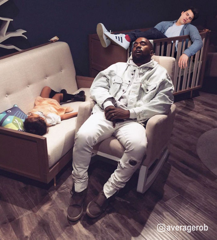 Kanye, North And Rob: Nappers In Paris (single Coming Soon)