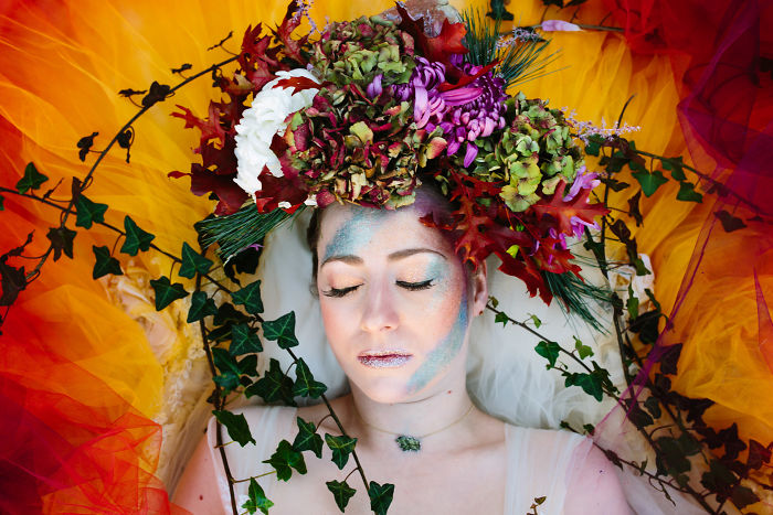 We Spent 61 Hours To Create This Incredible Dipdye Wedding Dress