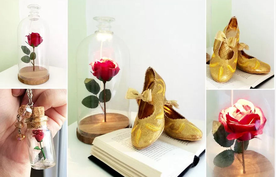 Learn How To Make A Beauty & The Beast Lamp