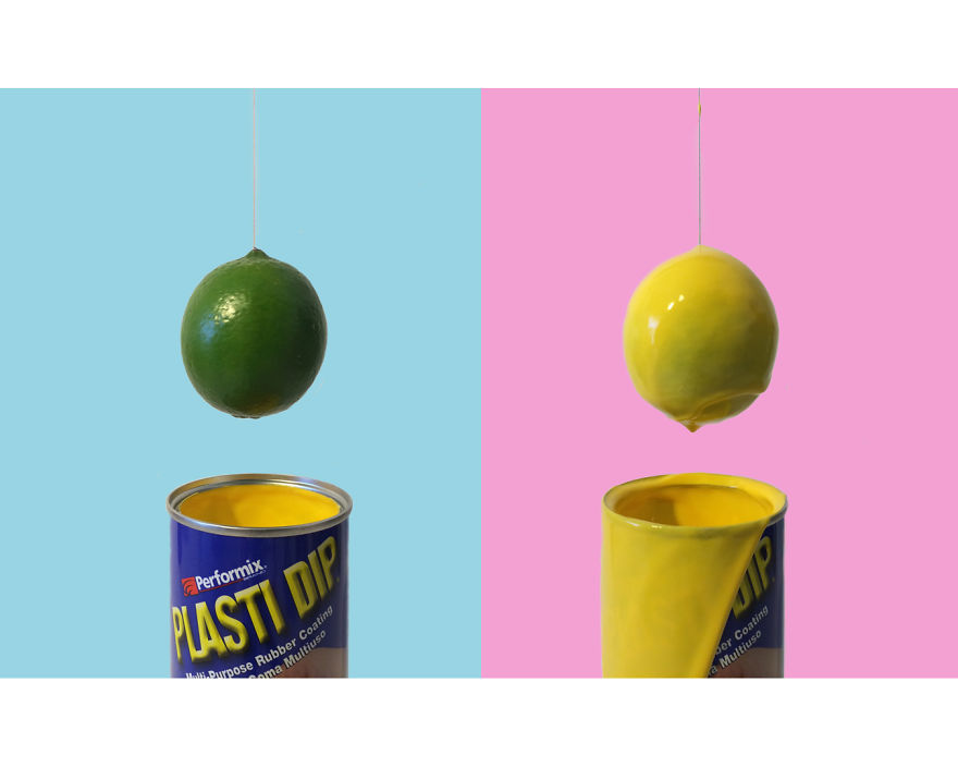 I Dipped All Kinds Of Things In Plastic