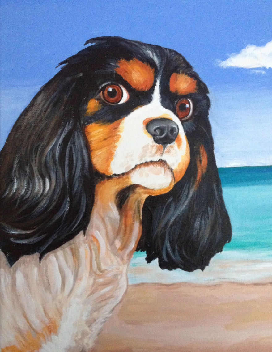 I Show Dog's Personalities By Painting Adorable Portraits