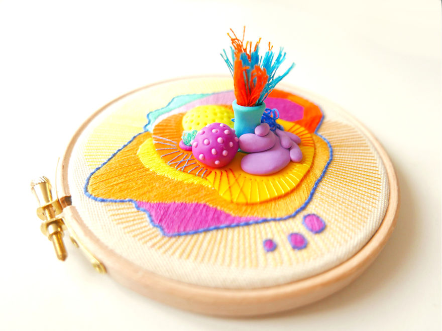 New 3d Embroideries By Nibyniebo Take Art Of Stitching To The Next Level