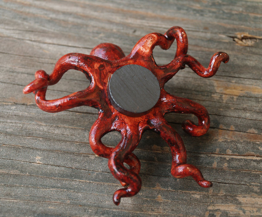 I Made Some Octopus Magnets