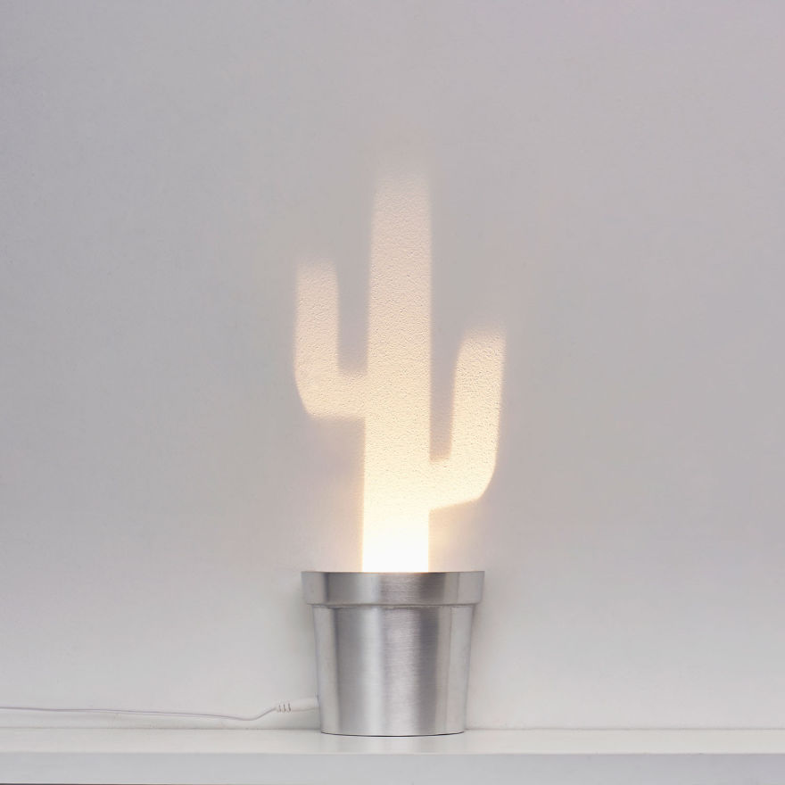 We Designed Wall Lamps That Turn Into Cactuses When Switched On