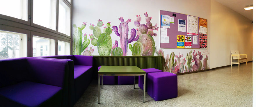 I Created The Cactus Oasis In A Finnish School
