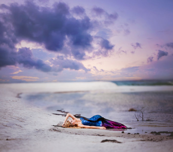 Photographer Takes Magical Mermaid Self-portrait Images