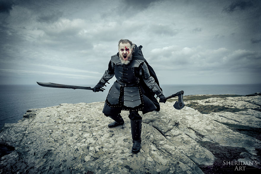 My Dad's Way Of Dealing With His Midlife Crisis: A Game Of Thrones Inspired Photoshoot