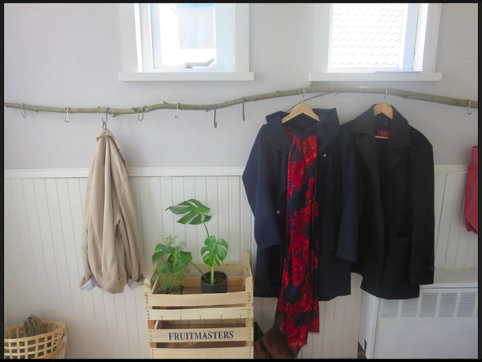 When We Couldn't Find A Cool Coat Rack, We Decided To Ask Nature For A Little Help..