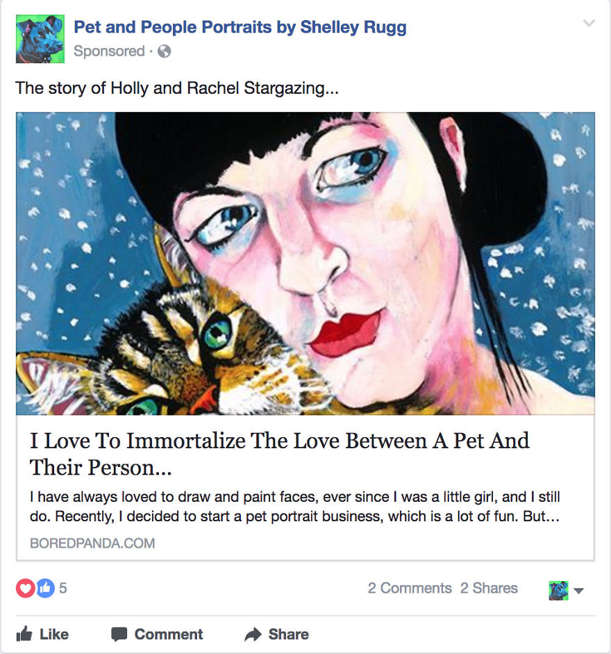 Artist Posts Painting Of A Woman And Her Cat On Facebook And It Gets Shut Down Because...nudity!?!