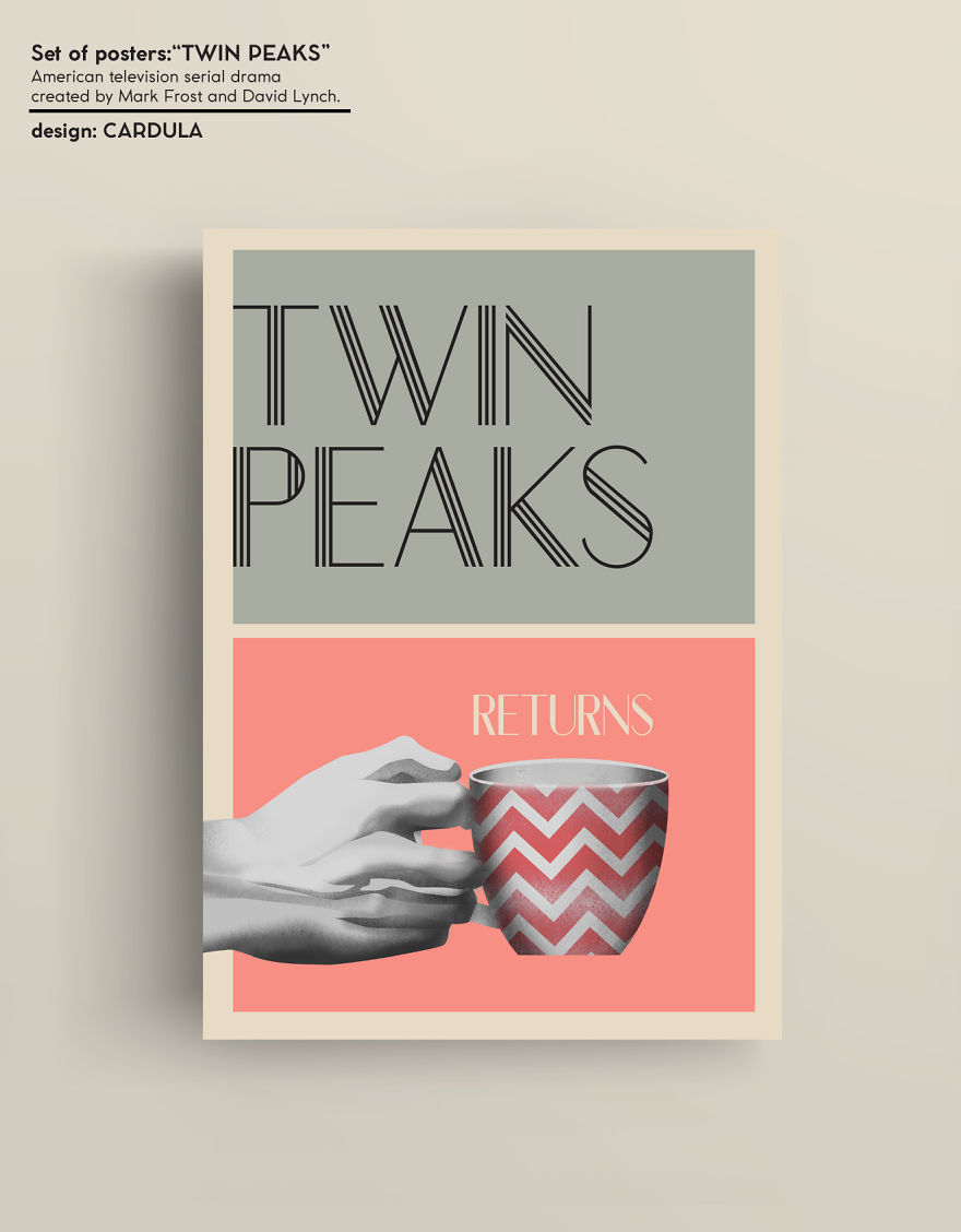 Set Of Posters “twin Peaks”