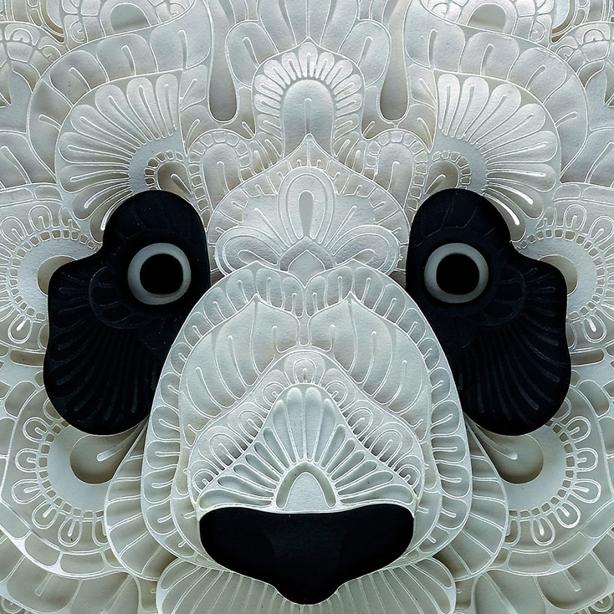 The Artist's Intricate Paper Sculptures Highlight The Status Of Species Threatened With Extinction