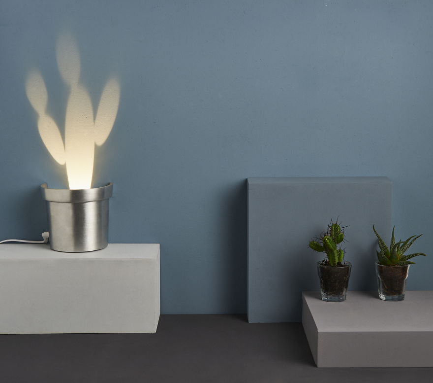 We Designed Wall Lamps That Turn Into Cactuses When Switched On