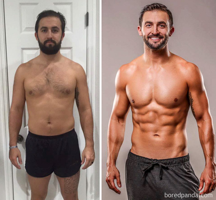 Fitness Journey Progress Photos Before After Body Transformation 
