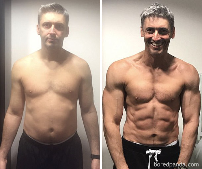3 month Transformation Of A Father-Of-Three, 45 Years Old