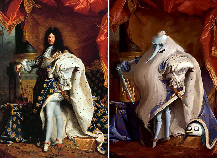 "Retrato de Luis XIV", de Hyacinthe Rigaud