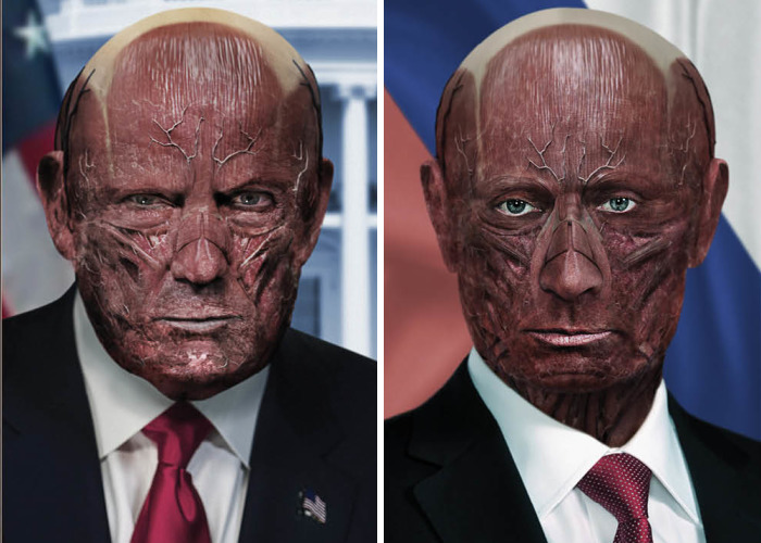 We Removed The Skin From World Leaders’ Faces To Look Behind What Separates Us