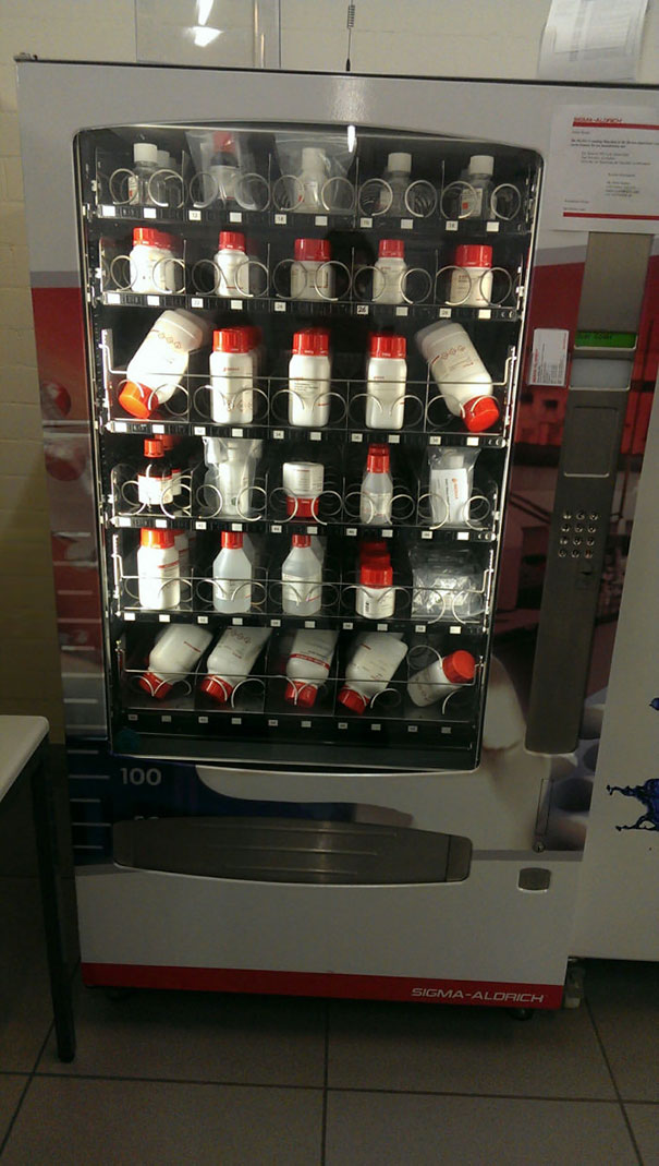 There Is A Chemicals Vending Machine In My University's Chemistry Department