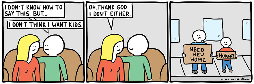 Comics about woman not wanting to have kids 