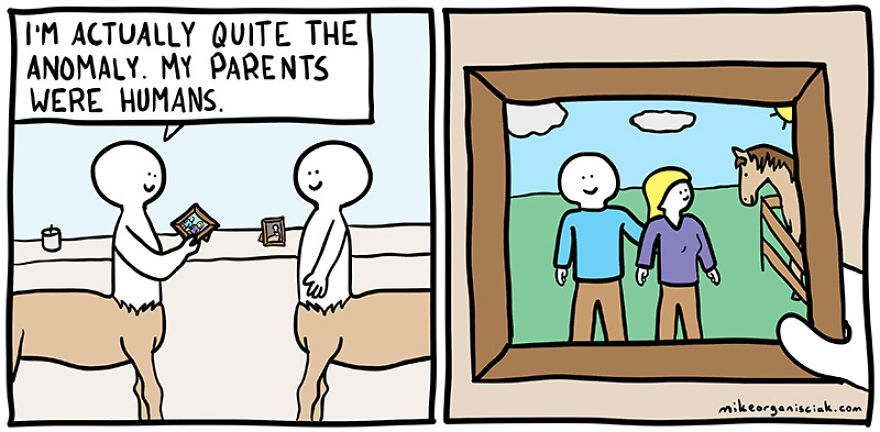 Comic about Centaurs' parents 