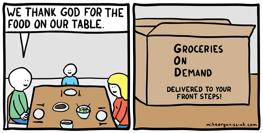 Comics about delivery 