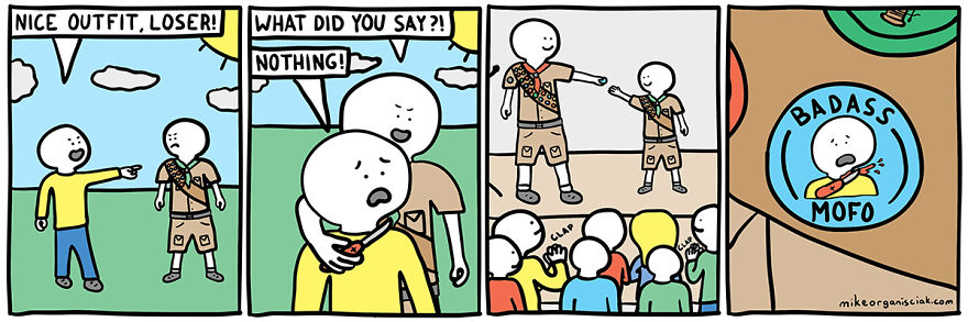 Comics about boy scouts 