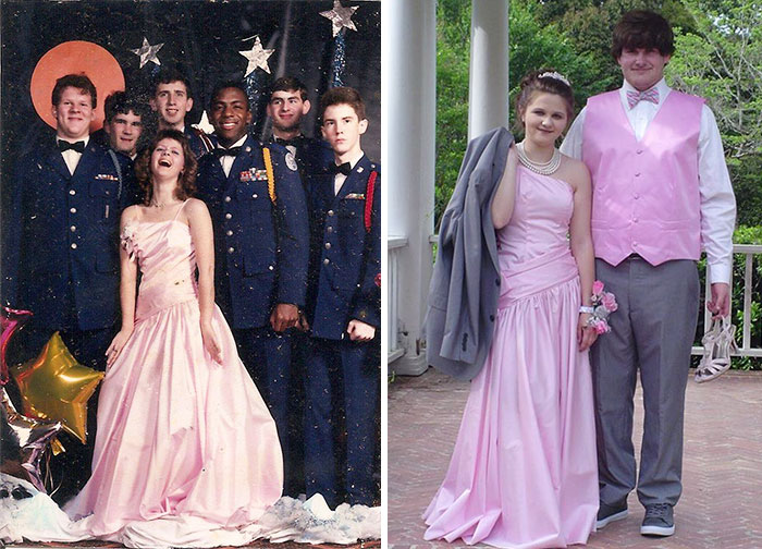 My Daughter Wore The Same Dress I Wore In 1988 To My Senior Military Ball