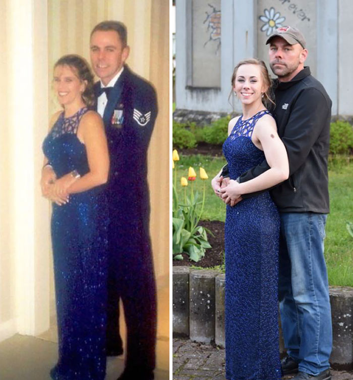 My Daughter Has Always Said She Wanted To Wear Mom's Dress For Her Senior Prom, Mission Complete