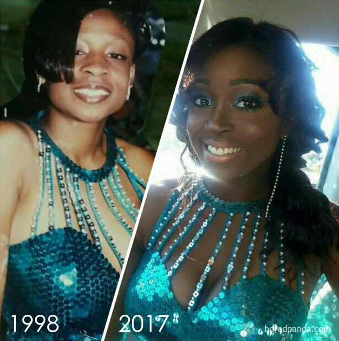 My Daughter Wore My Prom Dress 19 Years Later ..!! 1998/2017