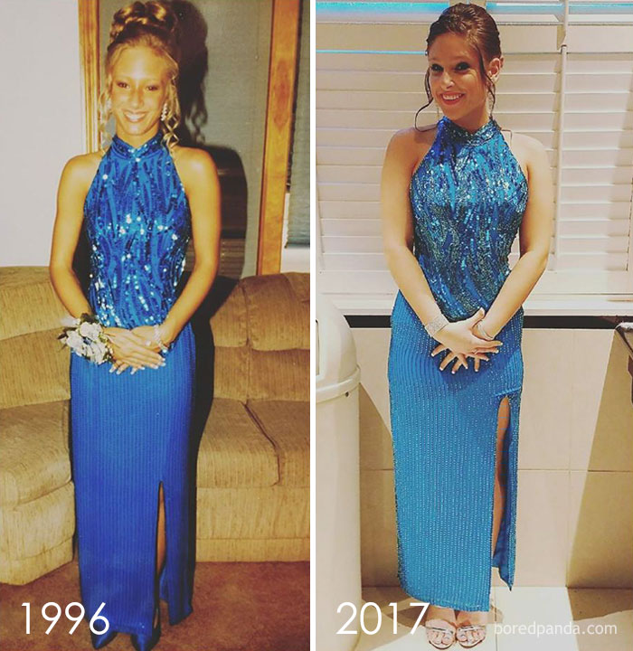 Sharing As My Daughter Wore Mine Just This Past Sat! My Prom 1996, Hers 2017