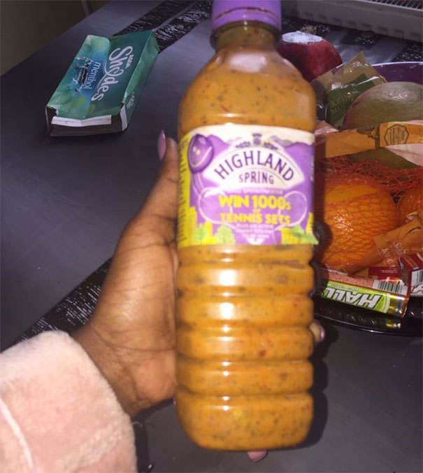 How Can My Mum Go To Nandos & Fill Up A Whole Water Bottle Of Hot Sauce