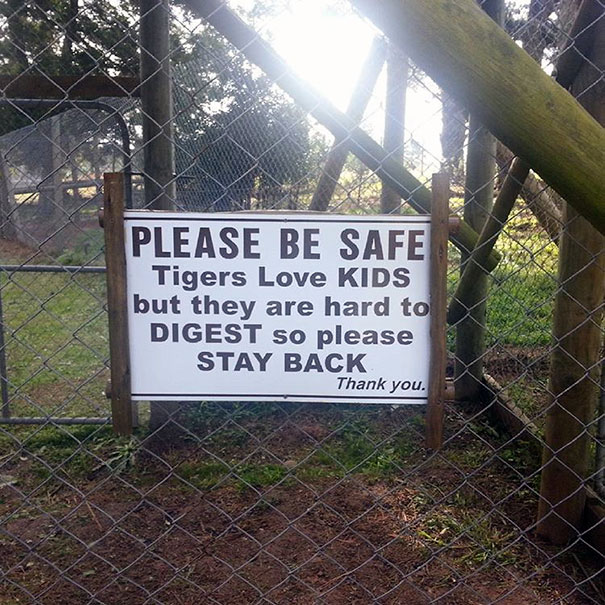 43 Funny Zoo Signs Which Probably Have Some Incredible Stories Behind Them  | Bored Panda