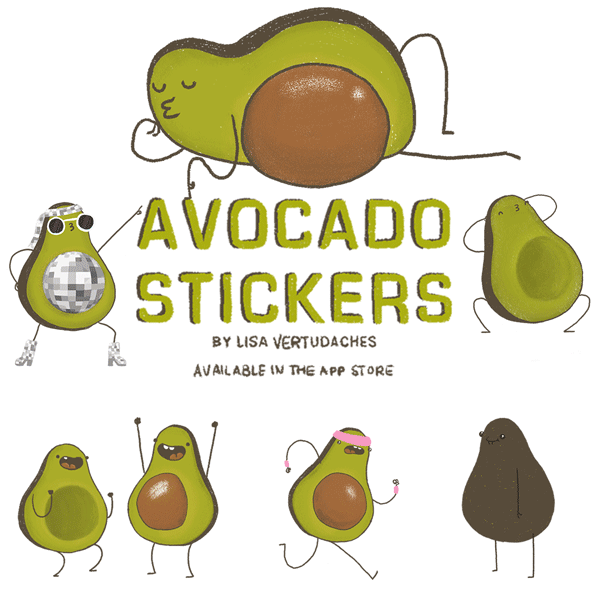 I Made The Most Hilarious Avocado Themed Sticker Pack For Imessage